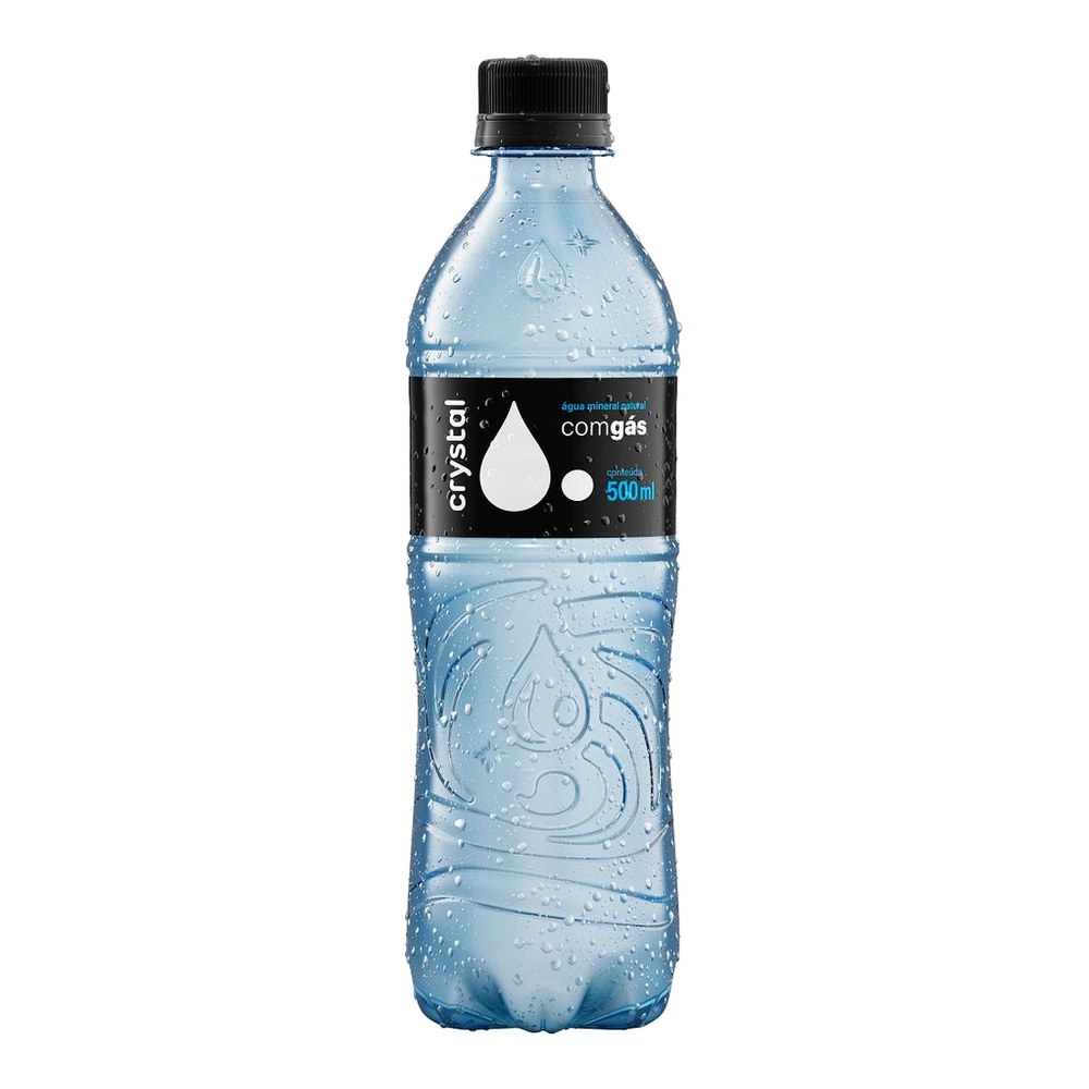 Água mineral com gás