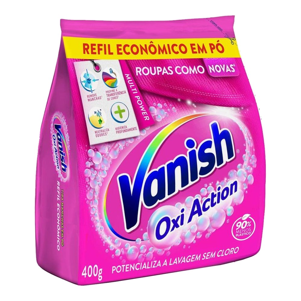 Tira-manchas em pó