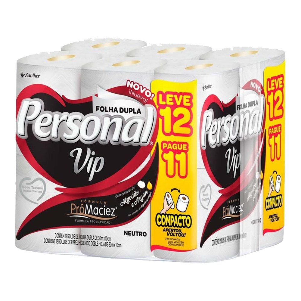 Papel higiênico folha dupla