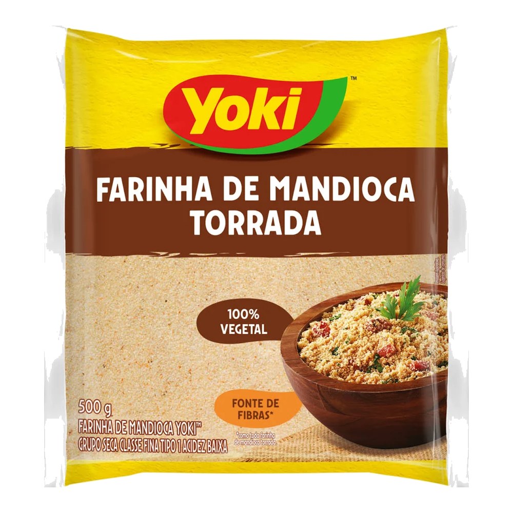 Farinha de mandioca torrada