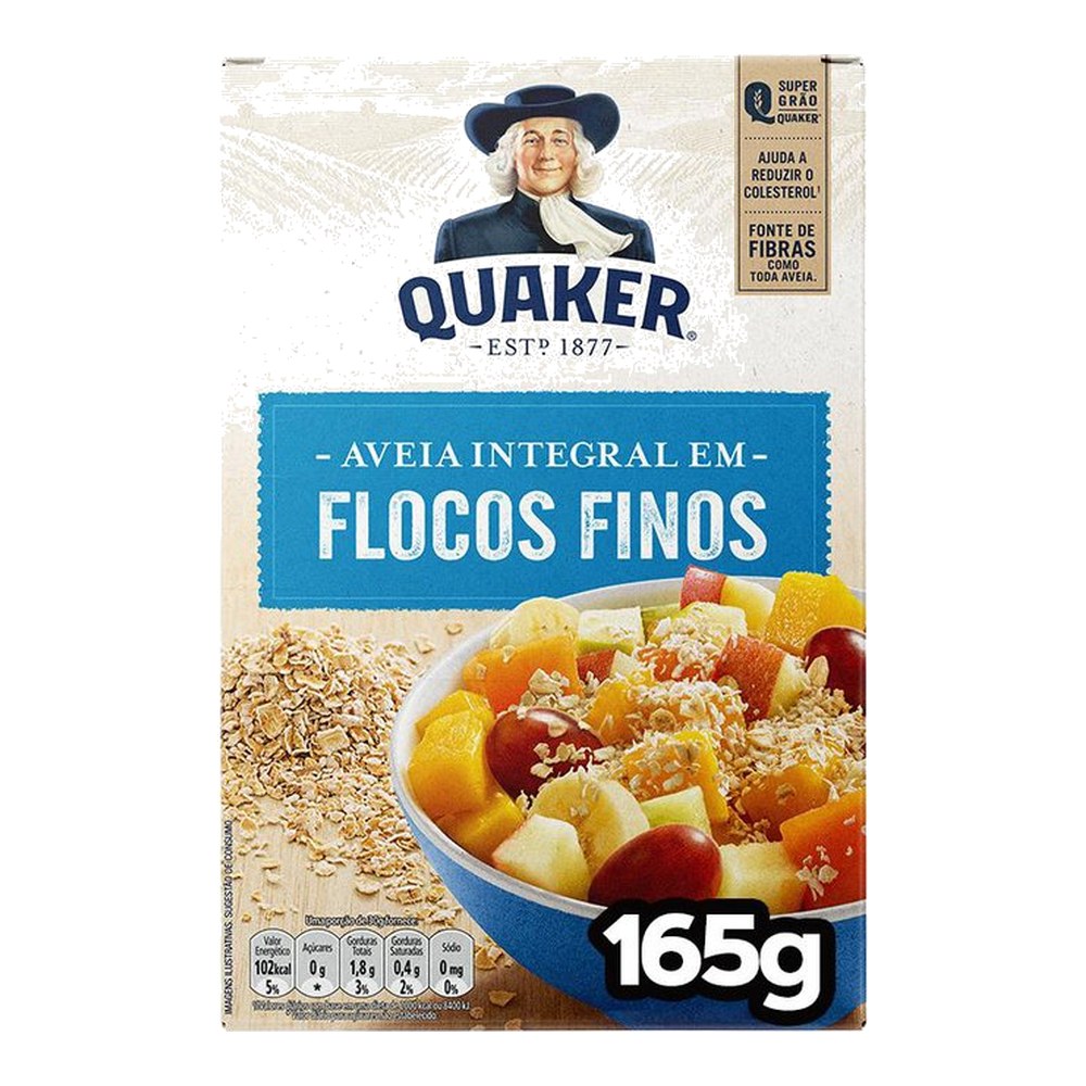 Aveia em flocos finos