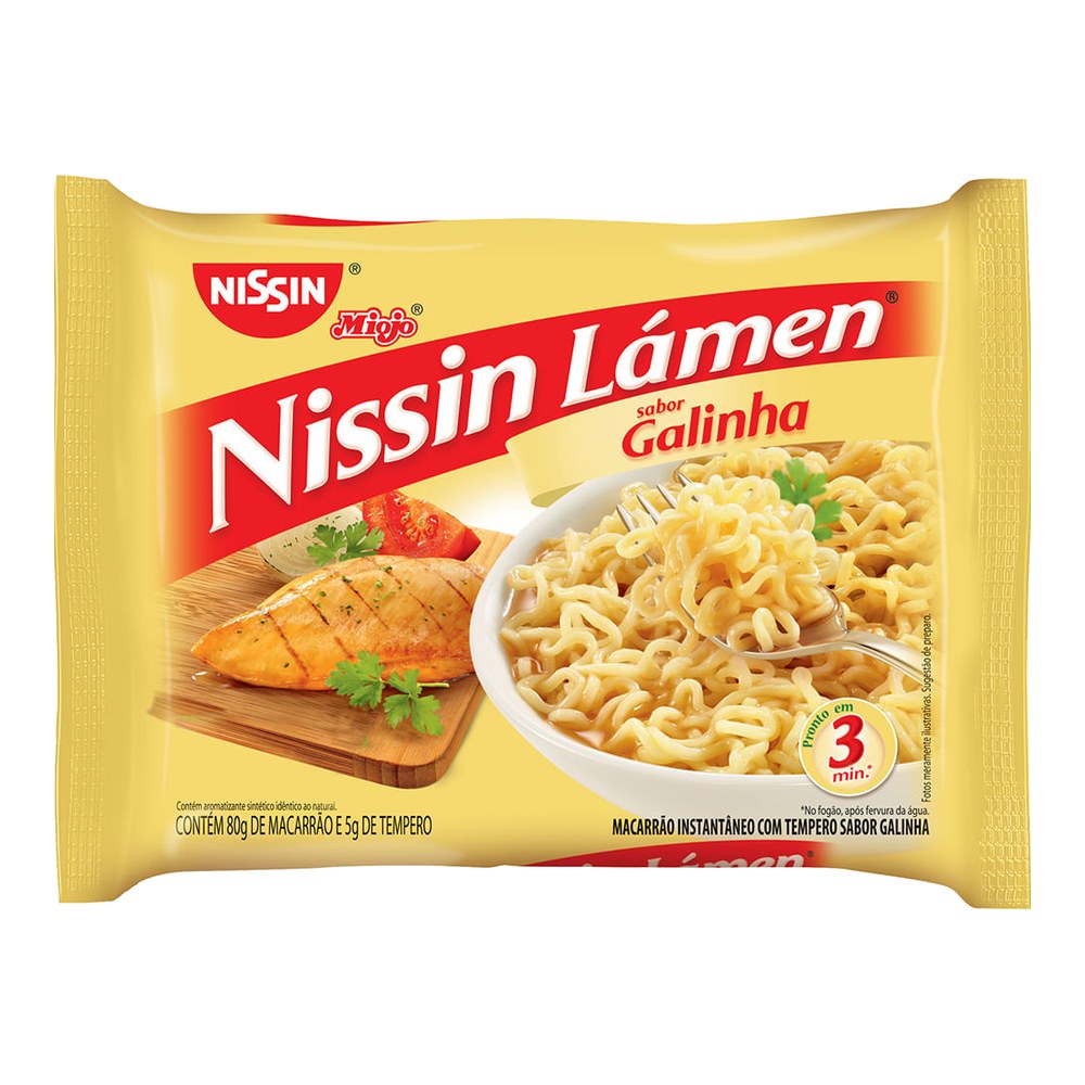 Macarrão instantâneo galinha