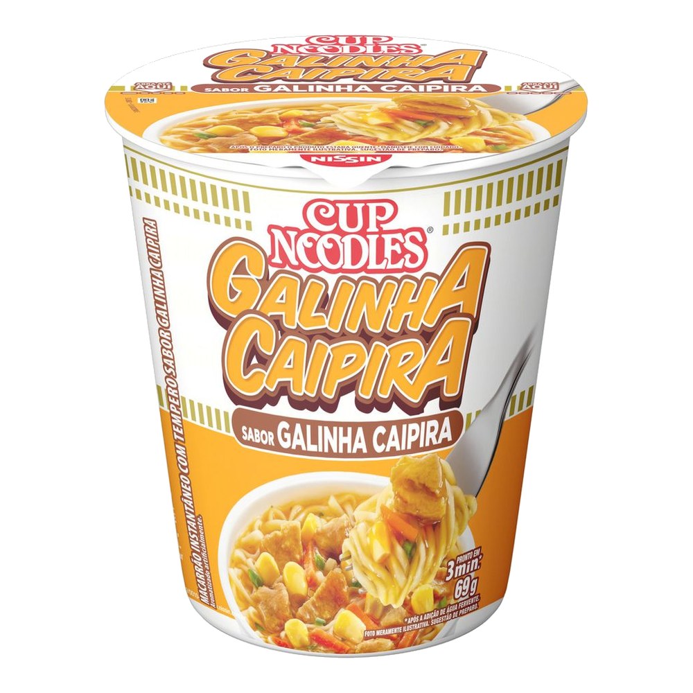 Macarrão instantâneo cup galinha