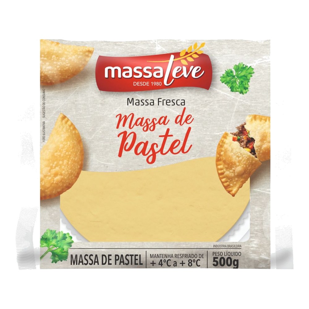 Massa para pastel refrigerada