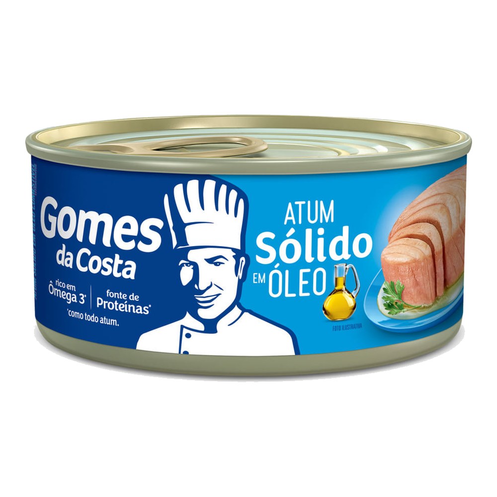 Atum sólido em óleo